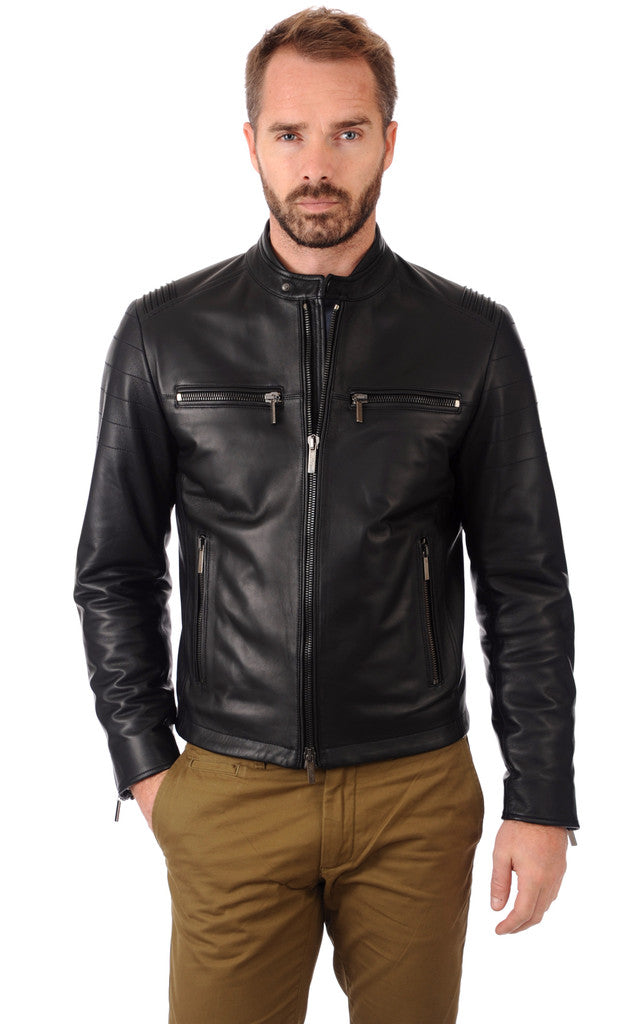 MEN LEATHER JACKET TLF 31