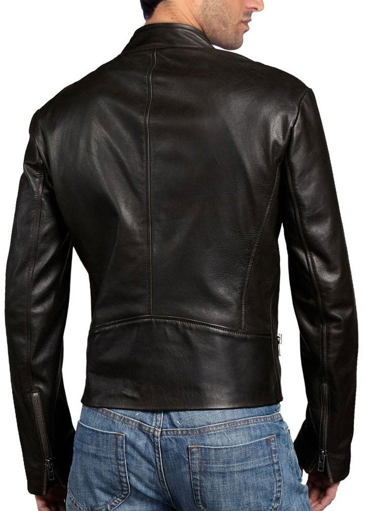 MEN LEATHER JACKET TLF 49