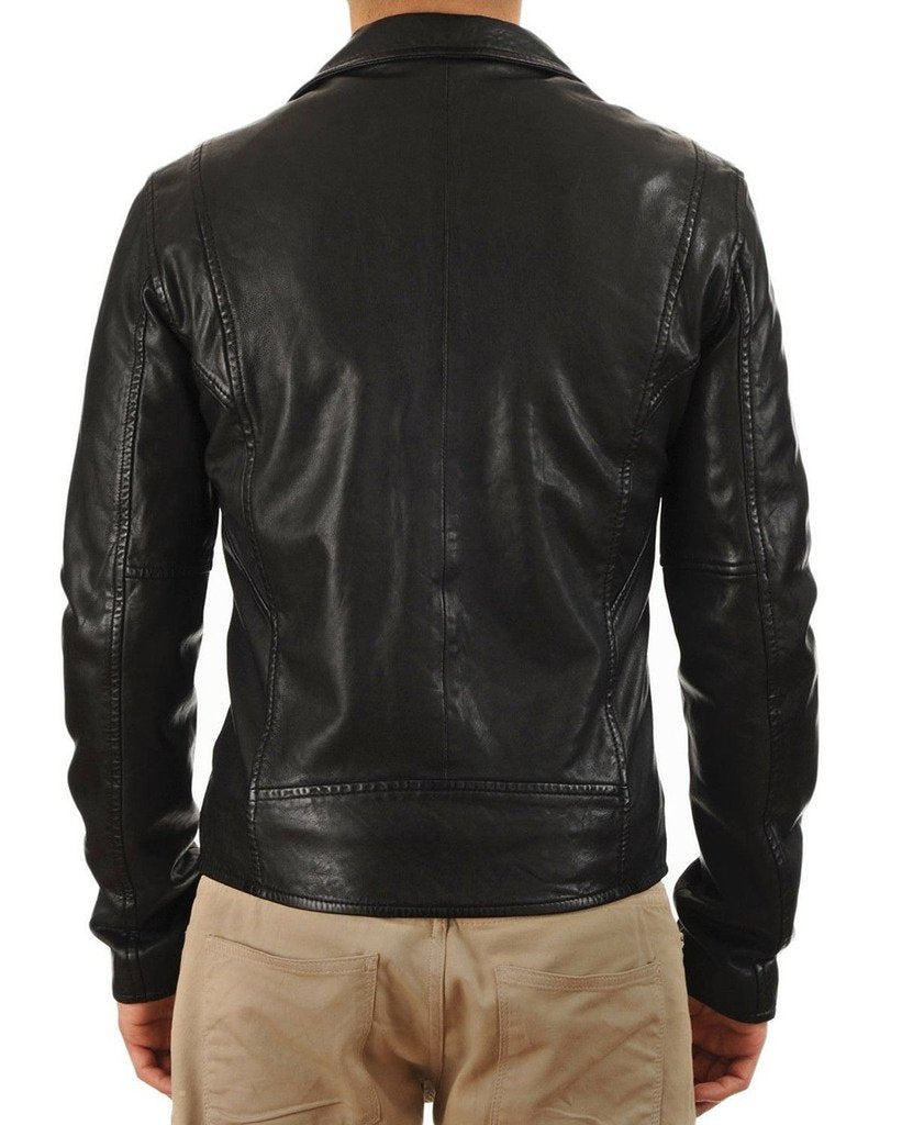 MEN LEATHER JACKET TLF 52