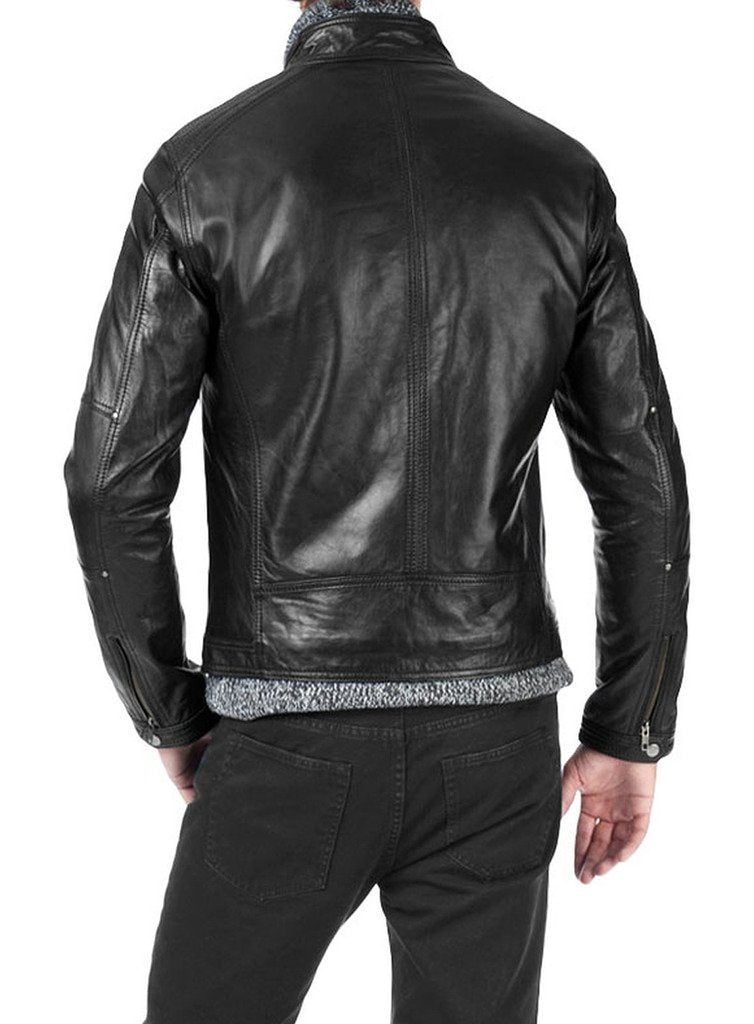 MEN LEATHER JACKET TLF 54