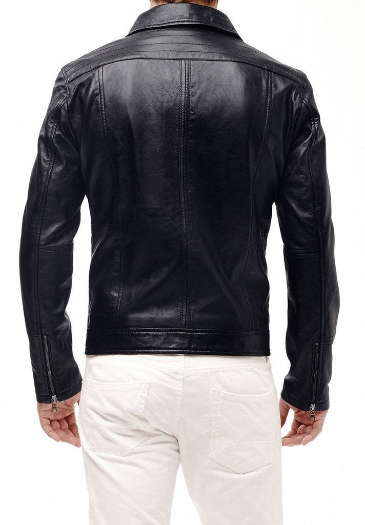 MEN LEATHER JACKET TLF 57