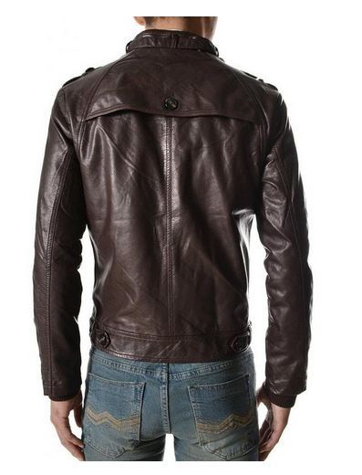 MEN LEATHER JACKET TLF 221