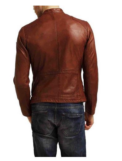 MEN LEATHER JACKET TLF 222