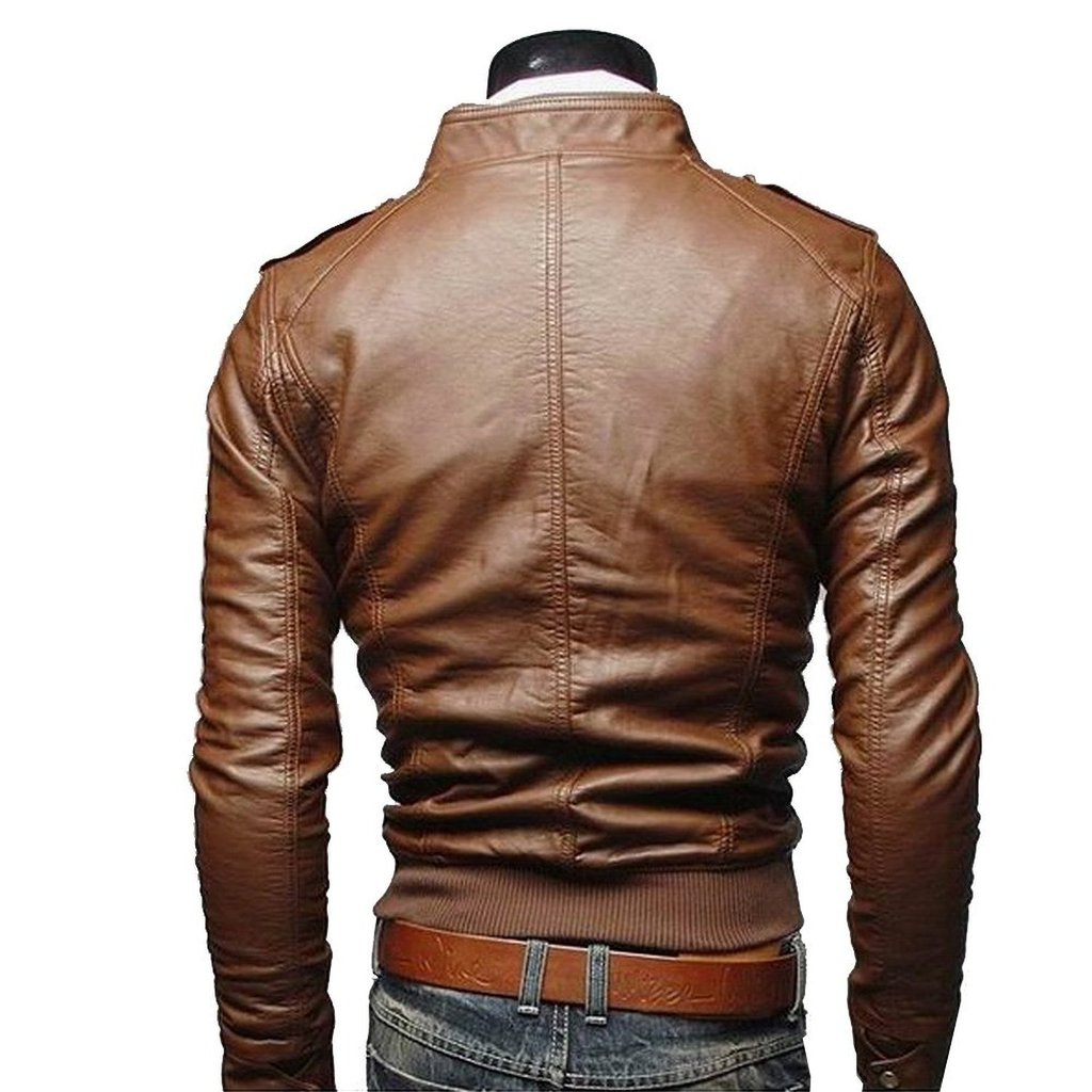 MEN LEATHER JACKET TLF 76