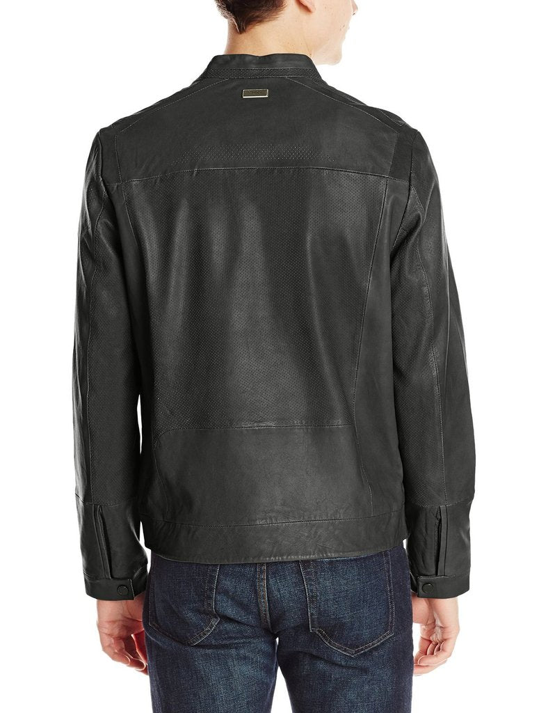MEN LEATHER JACKET TLF 77