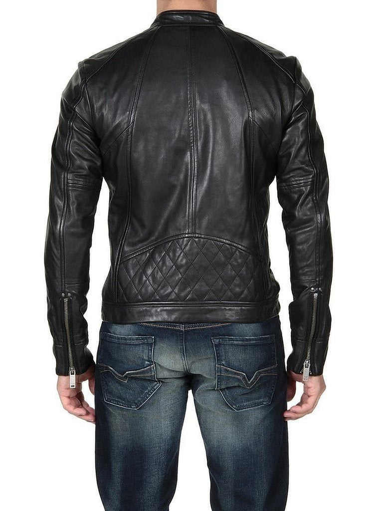 MEN LEATHER JACKET TLF 87