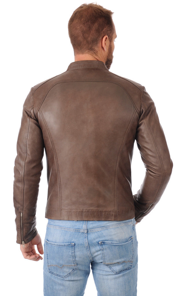 MEN LEATHER JACKET TLF 97