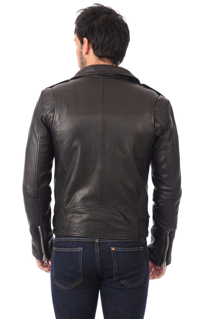 MEN LEATHER JACKET TLF 99