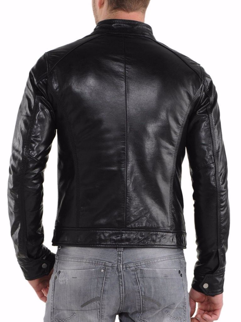 MEN LEATHER JACKET TLF 116