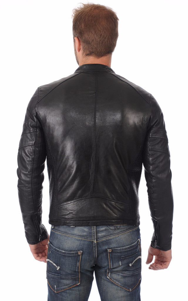 MEN LEATHER JACKET TLF 122
