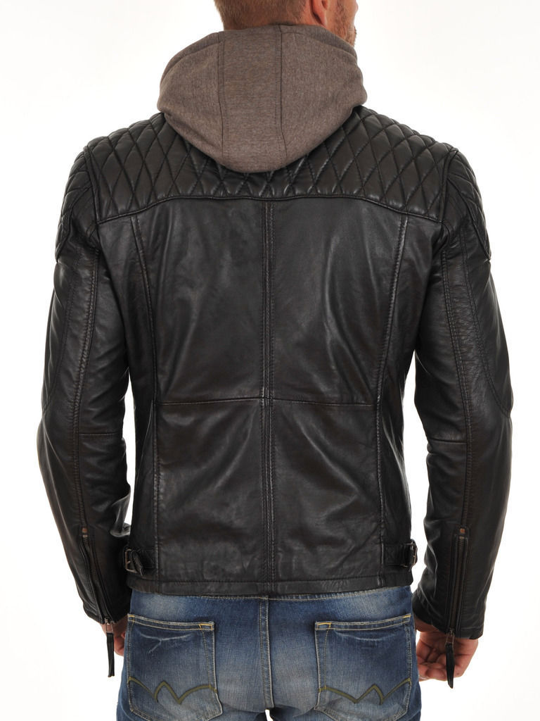 MEN LEATHER JACKET TLF 151