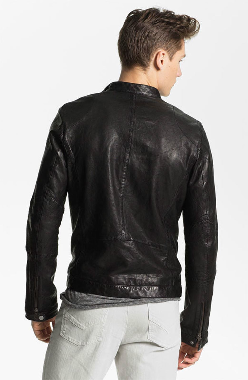 MEN LEATHER JACKET TLF 173