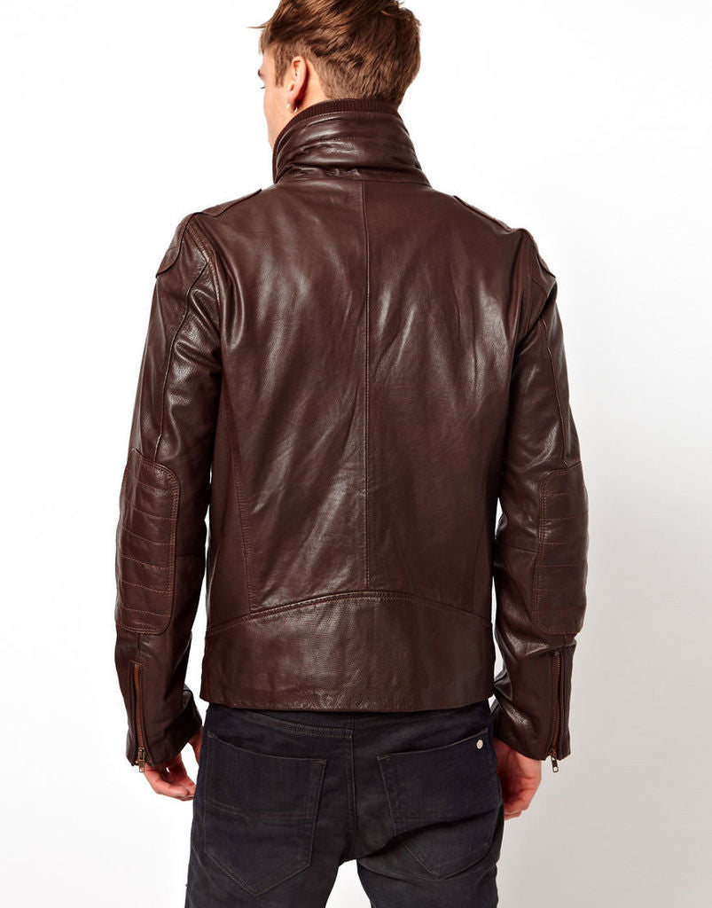 MEN LEATHER JACKET TLF 183
