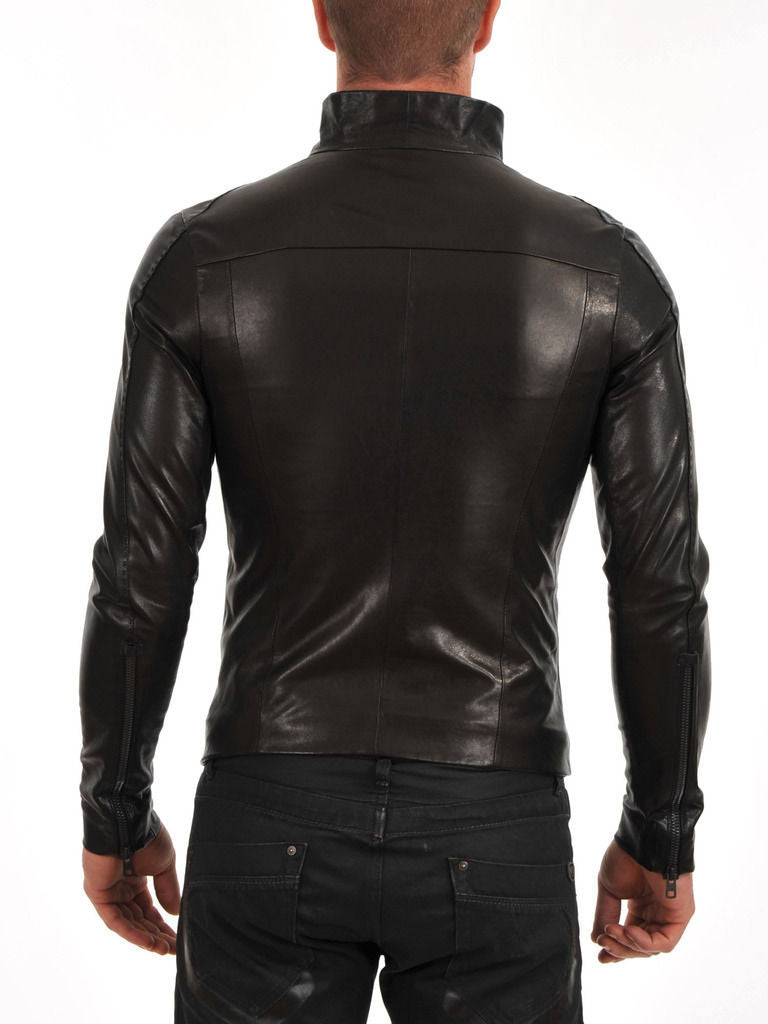 MEN LEATHER JACKET TLF 185
