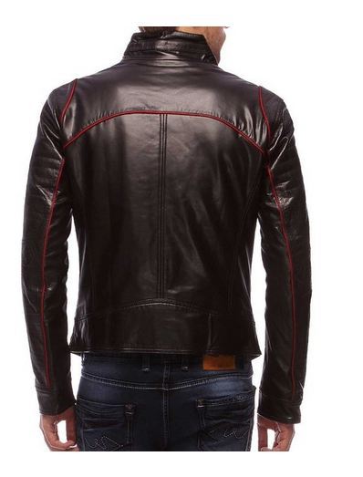 MEN LEATHER JACKET TLF 196