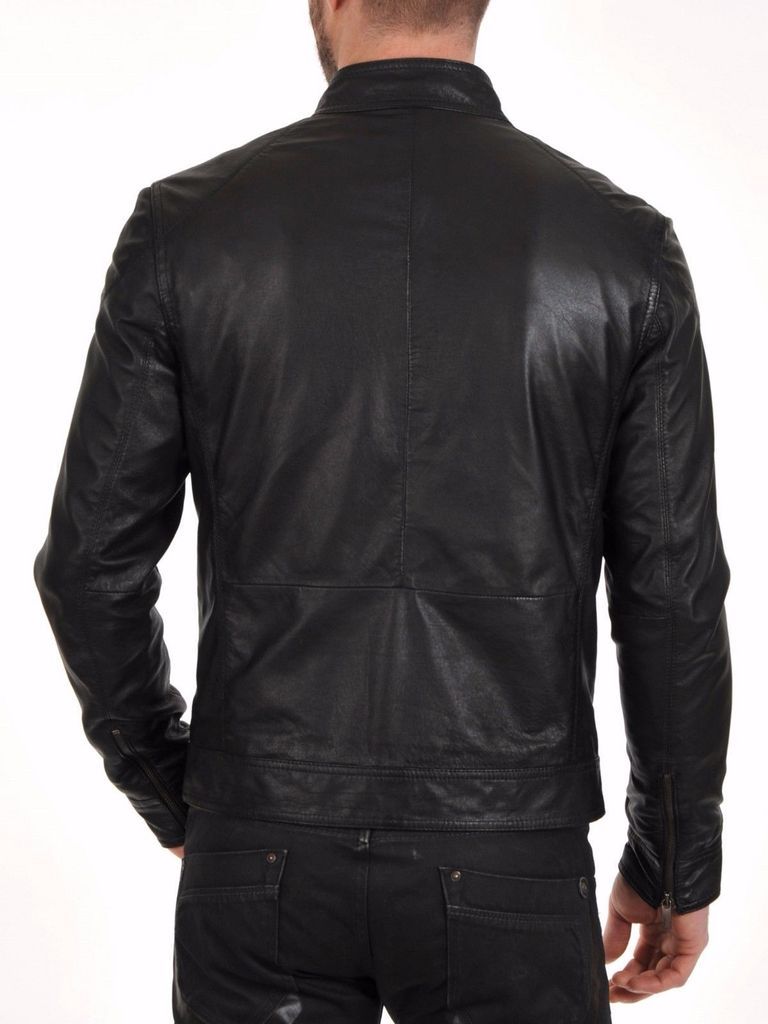 MEN LEATHER JACKET TLF 197