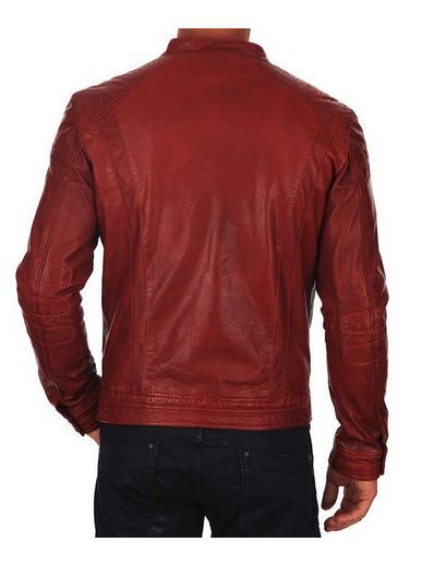 MEN LEATHER JACKET TLF 199