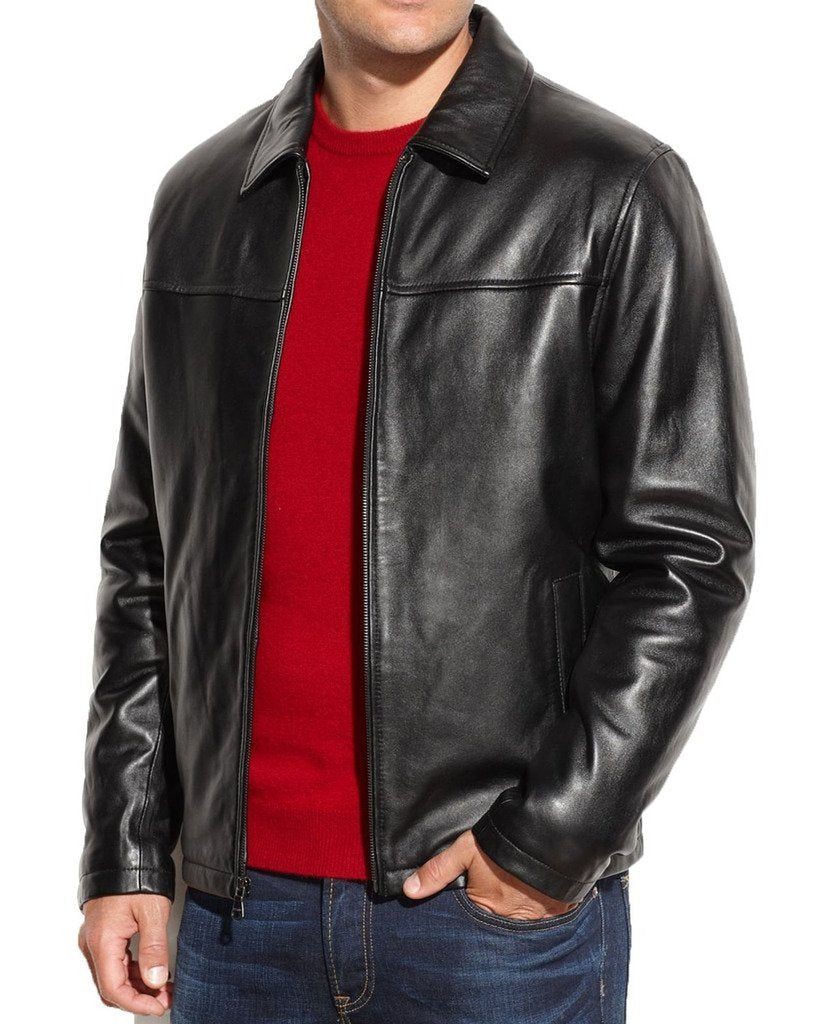 MEN LEATHER JACKET TLF26
