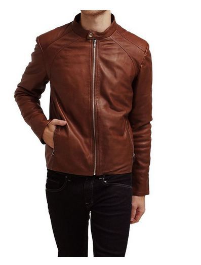 MEN LEATHER JACKET TLF 201