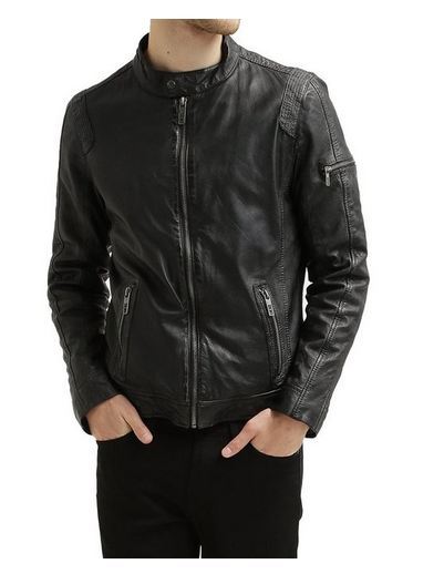 MEN LEATHER JACKET TLF 204