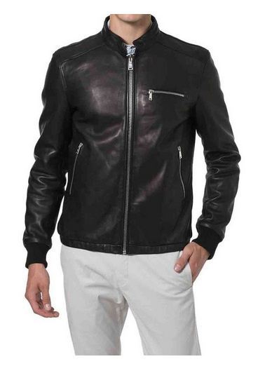MEN LEATHER JACKET TLF 207