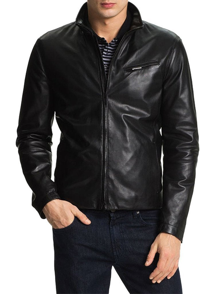 MEN LEATHER JACKET TLF 33