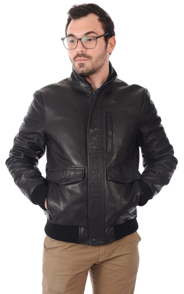 MEN LEATHER JACKET TLF 41