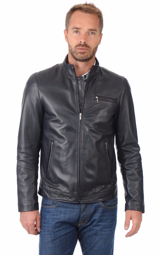 MEN LEATHER JACKET TLF 44