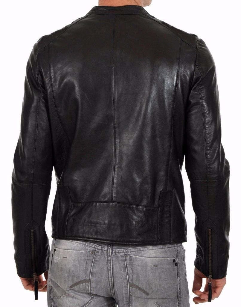 MEN LEATHER JACKET TLF 45