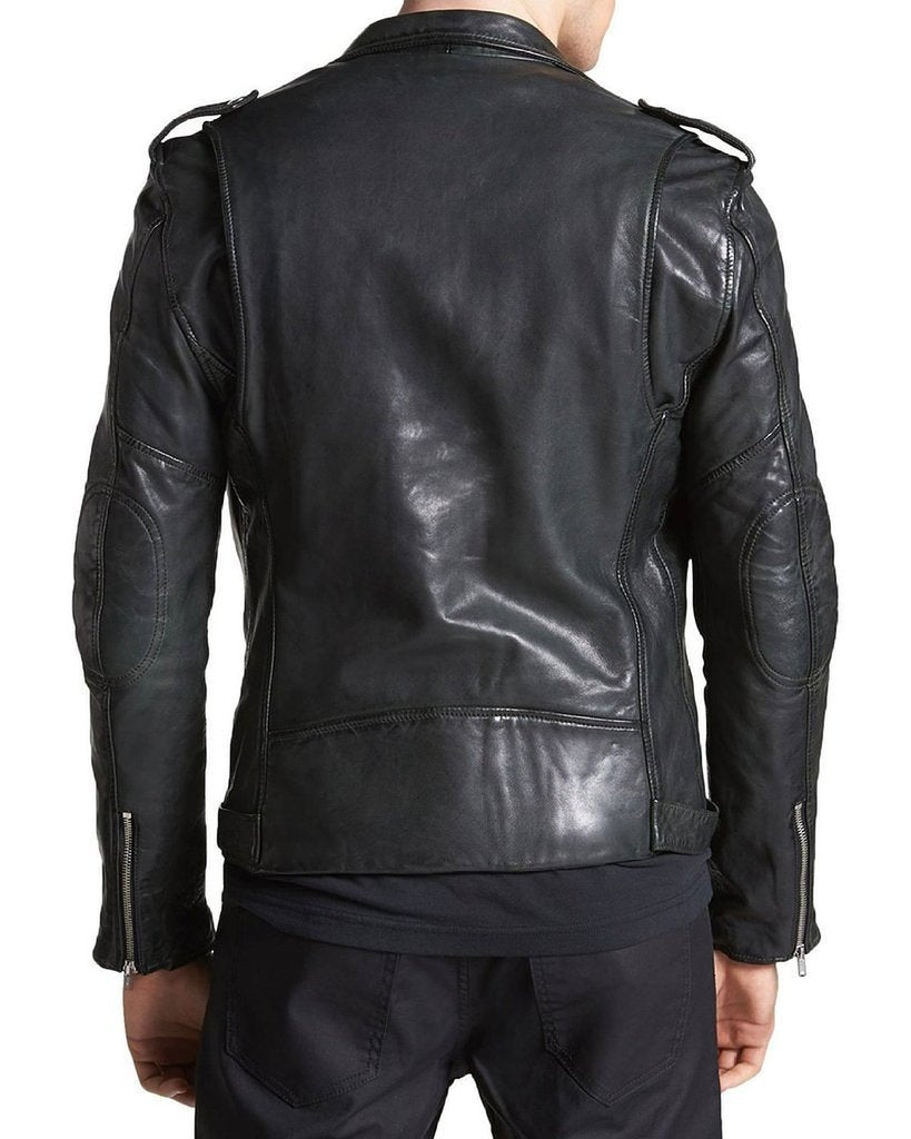 MEN LEATHER JACKET TLF 46