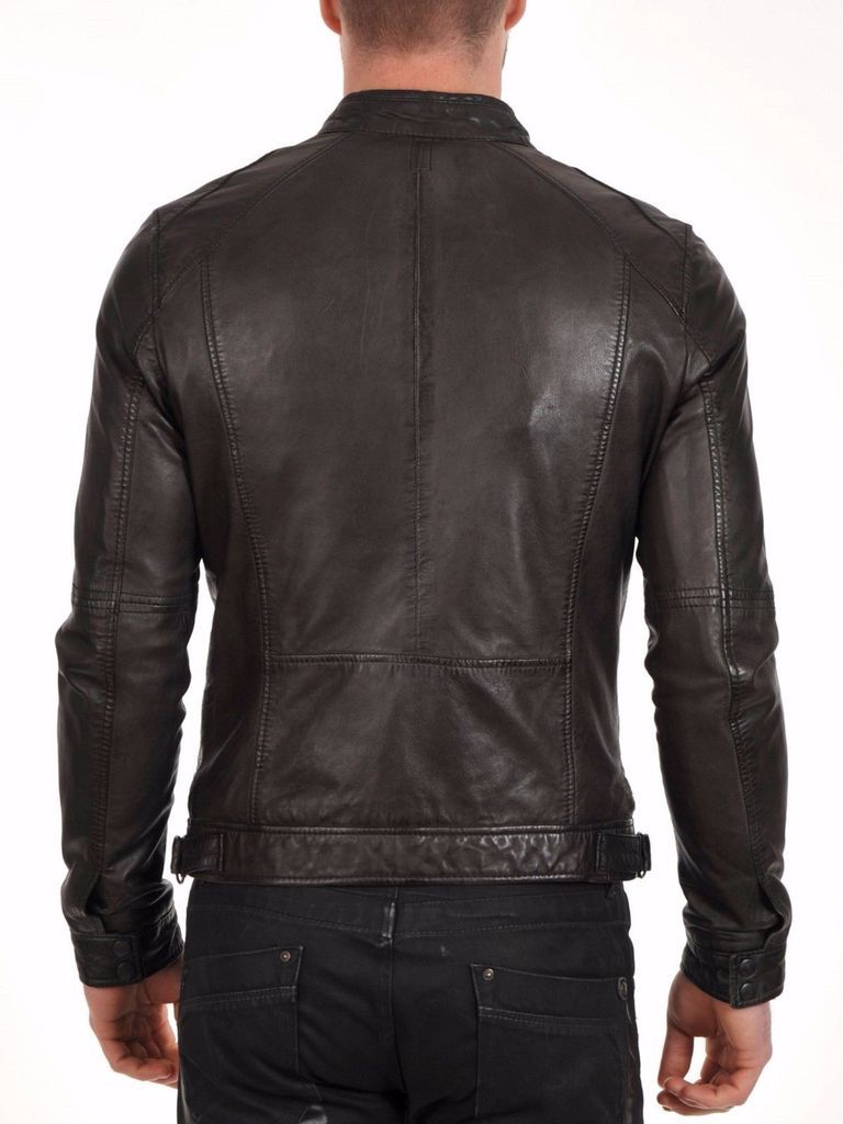 MEN LEATHER JACKET TLF 48