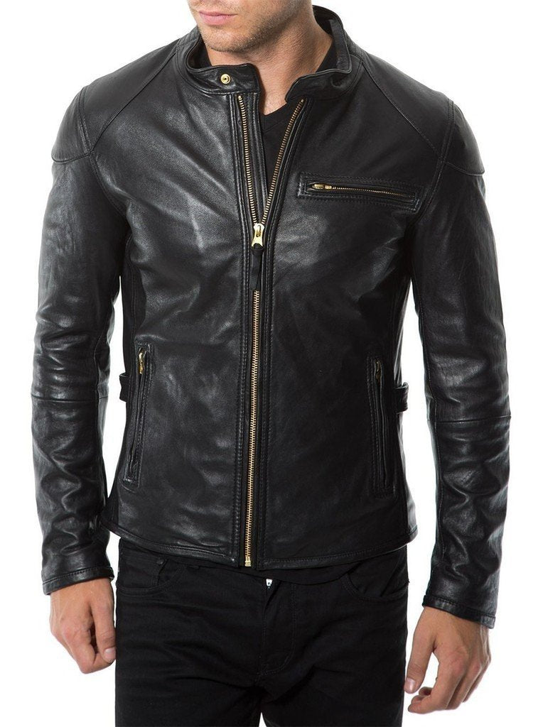 MEN LEATHER JACKET TLF 50
