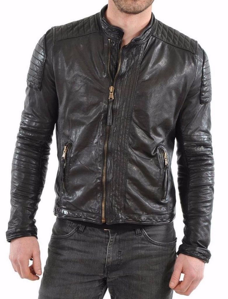 MEN LEATHER JACKET TLF 53