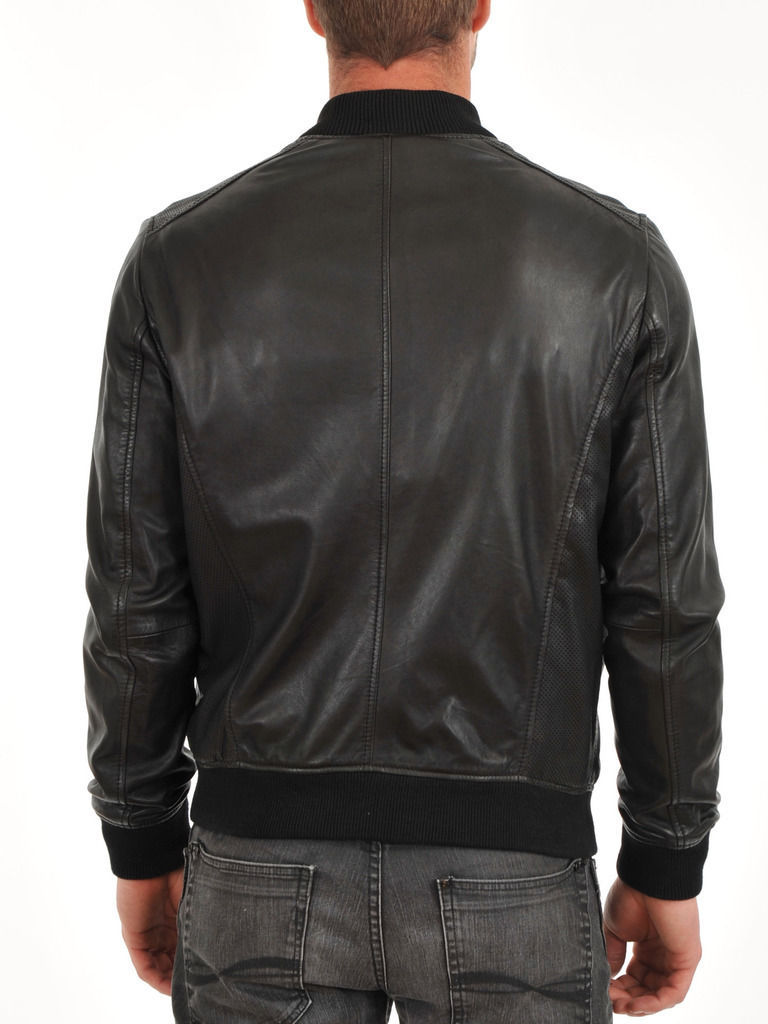 MEN LEATHER JACKET TLF 55