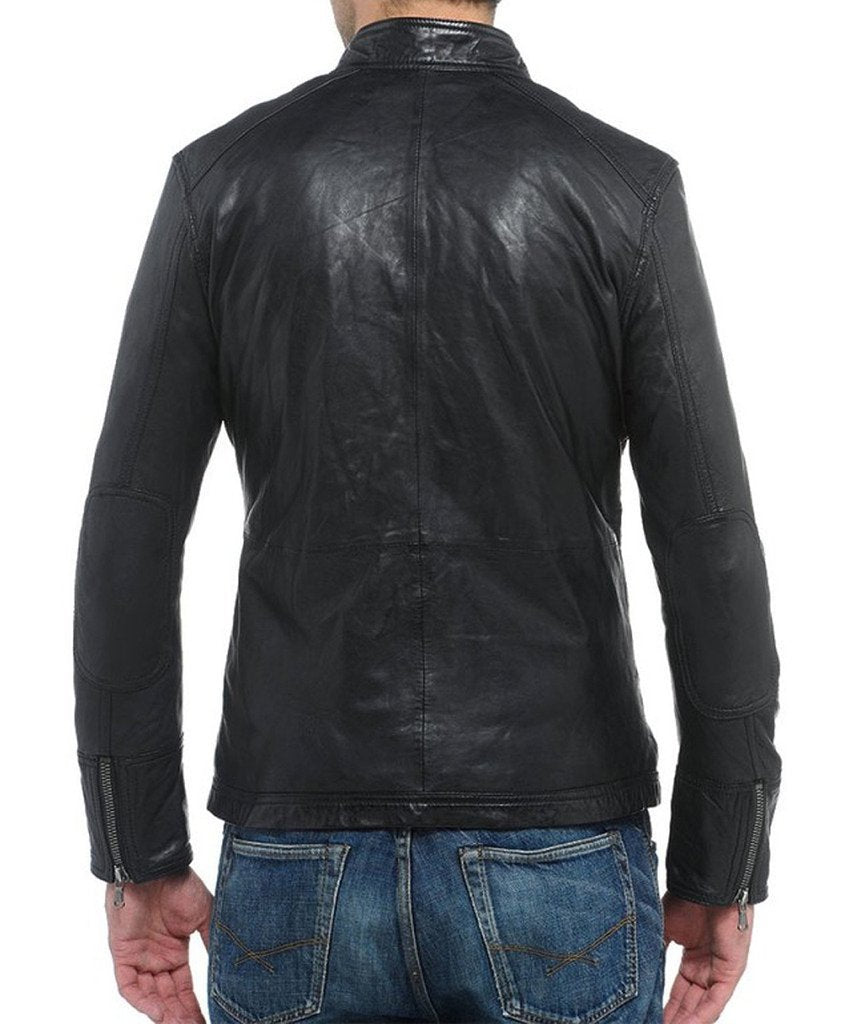 MEN LEATHER JACKET TLF 56
