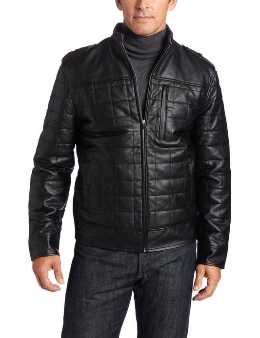 MEN LEATHER JACKET TLF 58