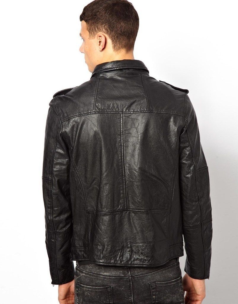 MEN LEATHER JACKET TLF 60