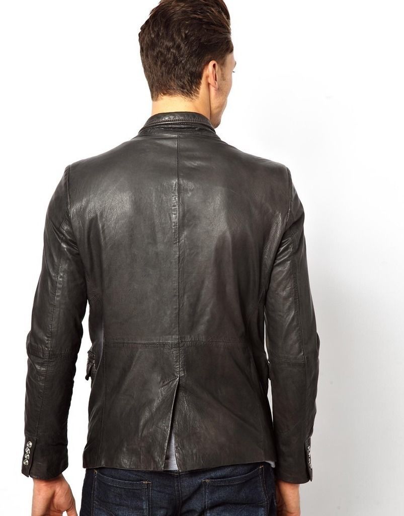 MEN LEATHER JACKET TLF 62