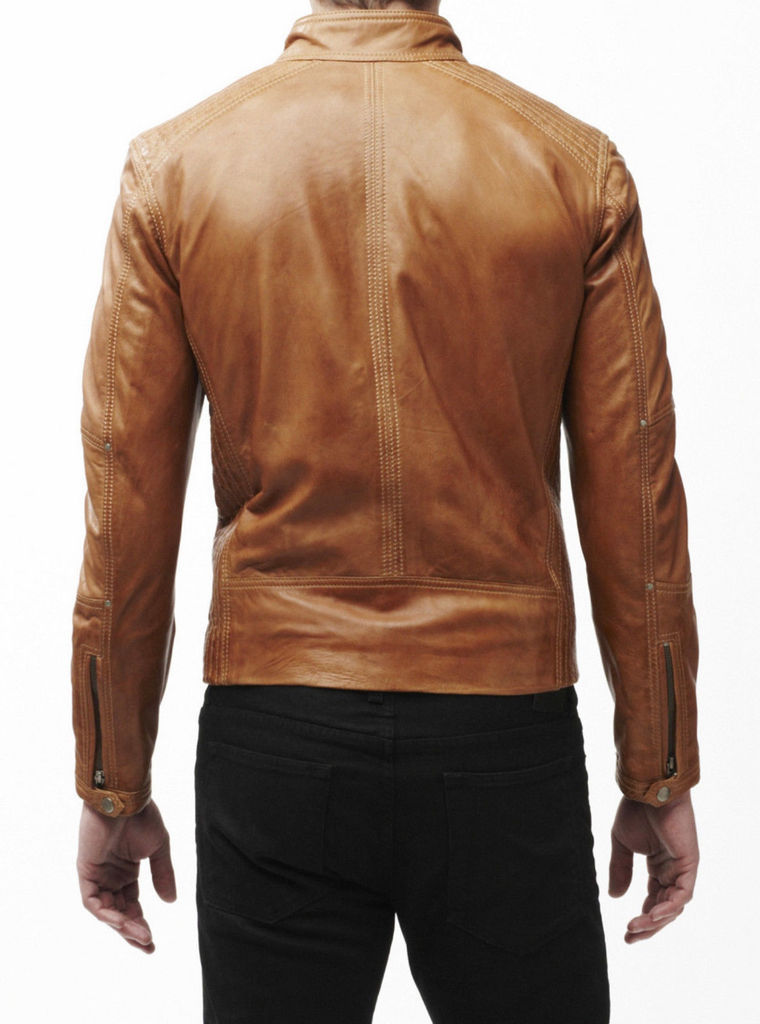 MEN LEATHER JACKET TLF 65