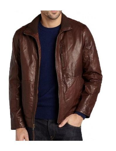 MEN LEATHER JACKET TLF 224