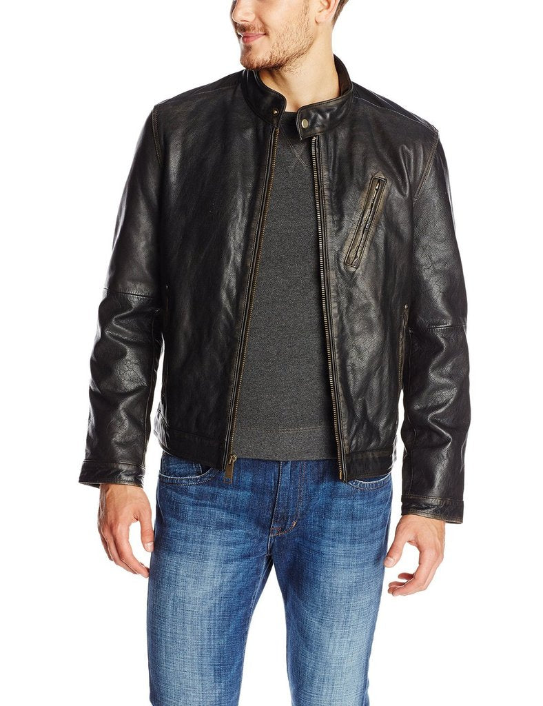 MEN LEATHER JACKET TLF 69