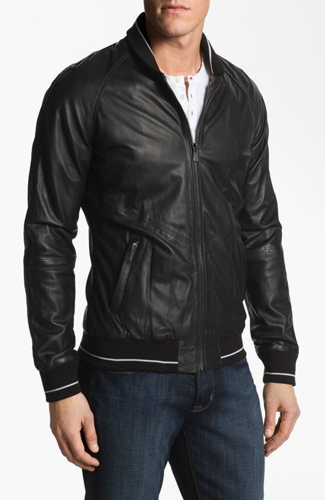 MEN LEATHER JACKET TLF 70