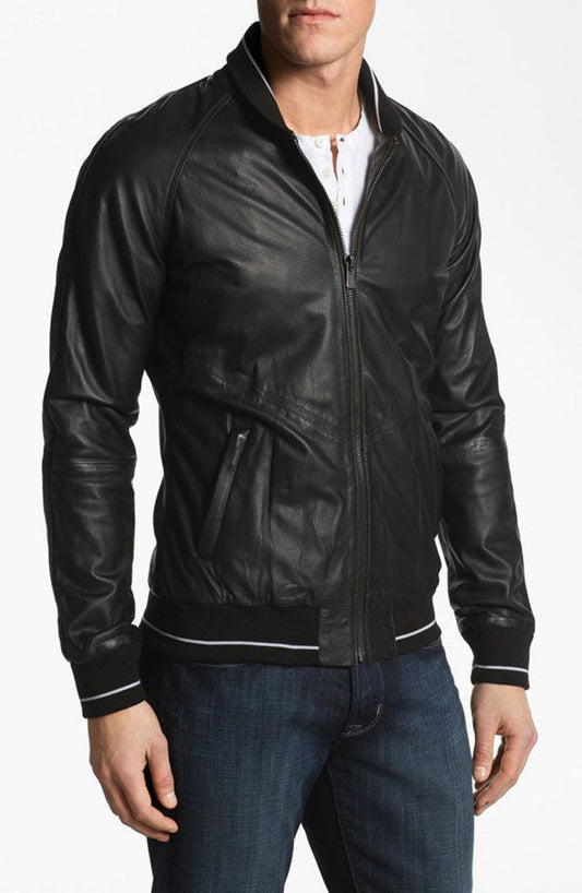 MEN LEATHER JACKET TLF 70