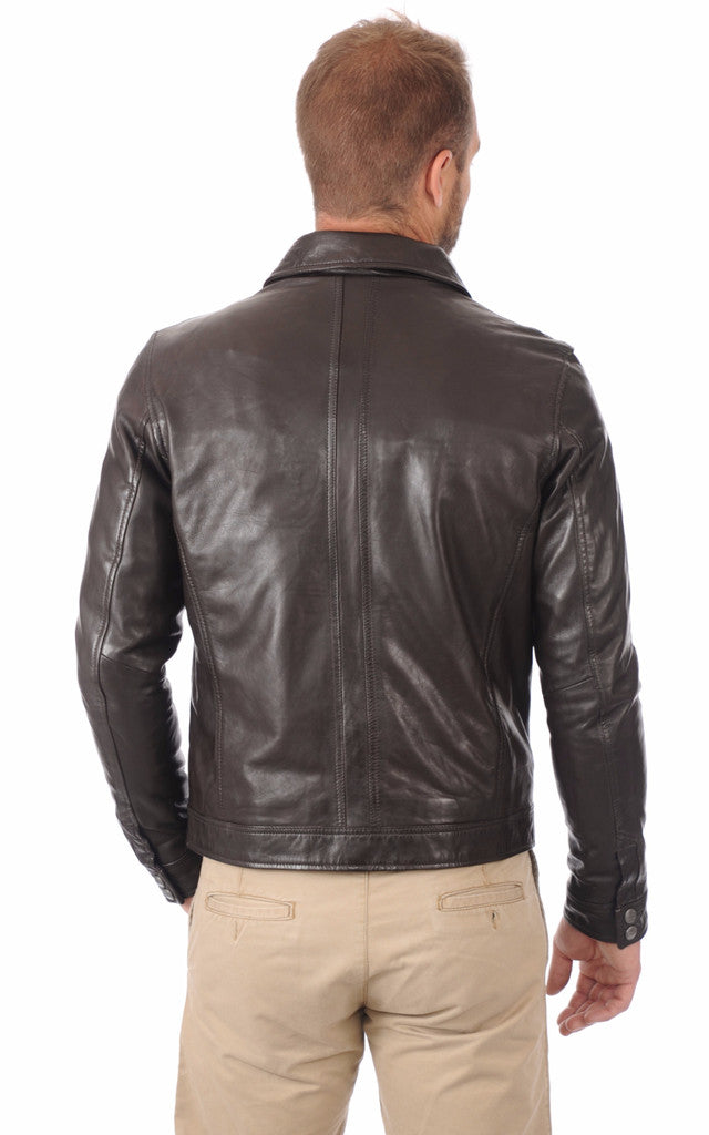 MEN LEATHER JACKET TLF 72