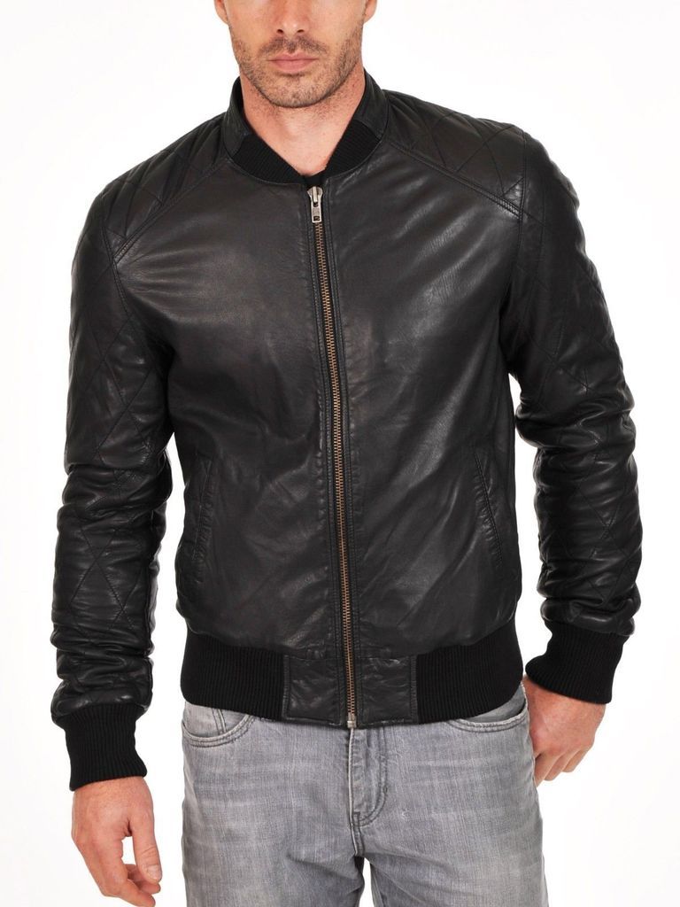 MEN LEATHER JACKET TLF 73