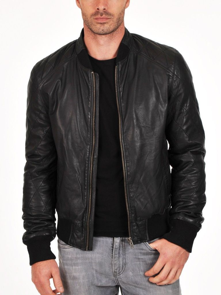 MEN LEATHER JACKET TLF 73