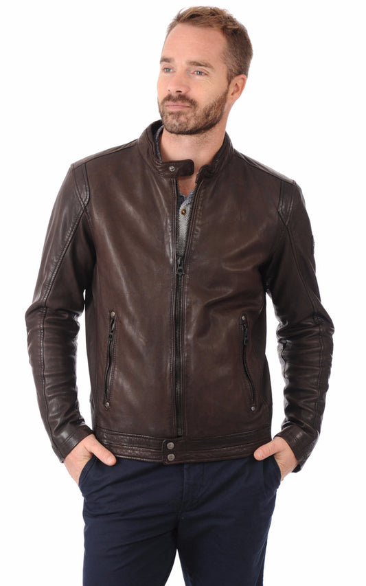 MEN LEATHER JACKET TLF 74