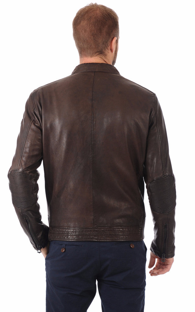 MEN LEATHER JACKET TLF 74