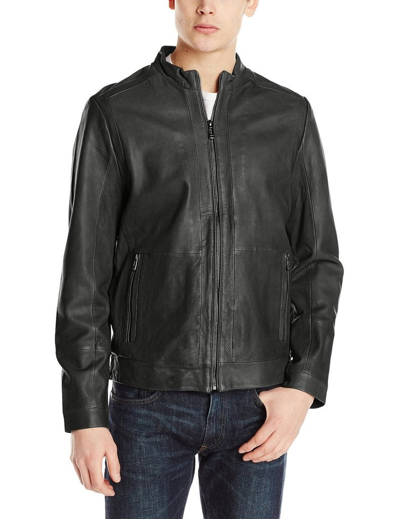 MEN LEATHER JACKET TLF 77