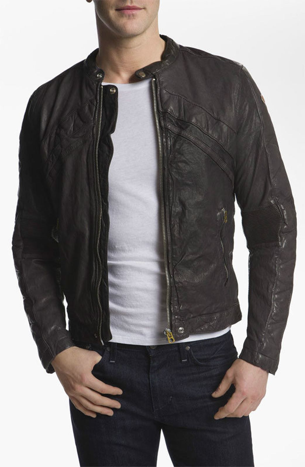 MEN LEATHER JACKET TLF 79